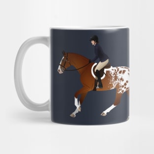 Appaloosa Hunter Horse Canter - Equine Rampaige Mug